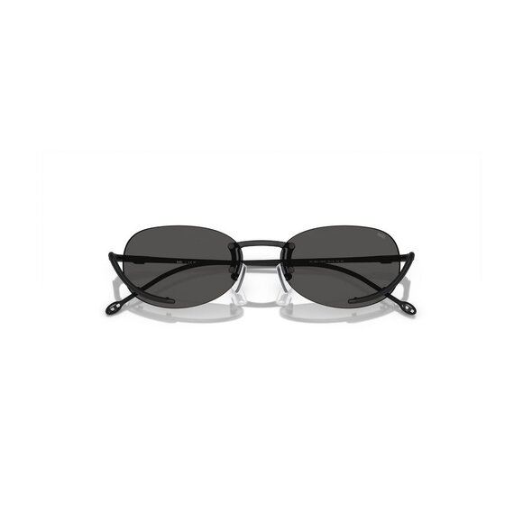 New DIESEL Black Semi Rimless Round DL1004 109/87 Sunglasses Women - Picture 4 of 6